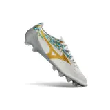 Mizuno Alpha III Elite White and Yellow Firm Ground FG Football Boot