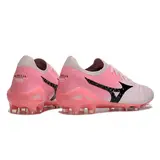 Mizuno Morelia Neo IV Elite Pink and White Firm Ground FG Football Boot