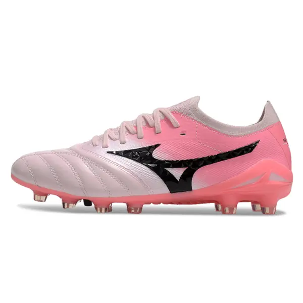 Mizuno Morelia Neo IV Elite Pink and White Firm Ground FG Football Boot