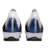 Nike Air Zoom Mercurial Vapor 16 Elite White and Gray Firm Ground FG Kids Football Boot