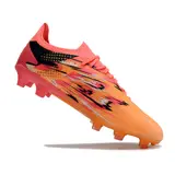 Puma Ultra Ultimate Black and White Firm Ground FG Football Boot - Orange/Black