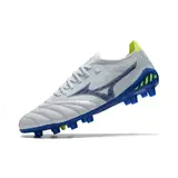 Mizuno Morelia Neo III Elite White Blue and Green Firm Ground FG Football Boot