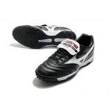 Mizuno Morelia Sala Classic Black White and Red Turf TF Football Boot