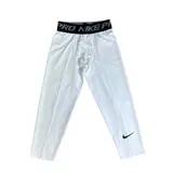 Nike Second Skin White Base Layer Pants - Single Swoosh
