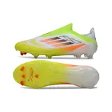 Adidas F50 Elite Laceless Green and Orange Firm Ground FG Football Boot