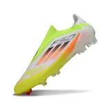 Adidas F50 Elite Laceless Green and Orange Firm Ground FG Football Boot