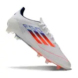Adidas F50 Elite White Orange and Blue Firm Ground FG Football Boot