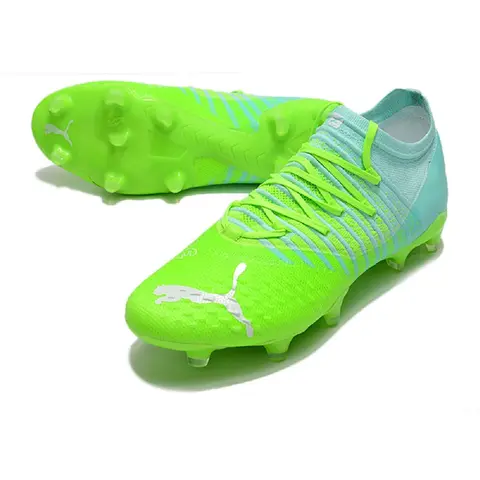 Puma Future Z 1.3 Blue and Green Firm Ground FG Football Boot