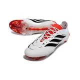 Adidas Predator 26 Elite Orange and White Firm Ground FG Football Boot - White/Black