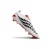 Adidas Predator 26 Elite Orange and White Firm Ground FG Football Boot - White/Black