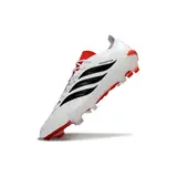 Adidas Predator 26 Elite Orange and White Firm Ground FG Football Boot - White/Black