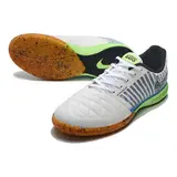 Nike Lunar Gato II IC White Blue and Green Futsal IC Football Boot