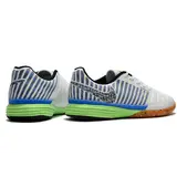 Nike Lunar Gato II IC White Blue and Green Futsal IC Football Boot