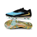 Nike Phantom 6 Elite Black, Blue and Golden Firm Ground FG Football Boot