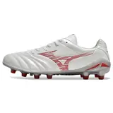 Mizuno Morelia Neo IV Pro White and Red Firm Ground FG Football Boot
