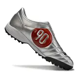 Nike Total 90 III Silver Black and Red Turf TF Football Boot