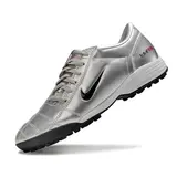 Nike Total 90 III Silver Black and Red Turf TF Football Boot