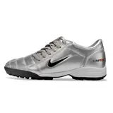 Nike Total 90 III Silver Black and Red Turf TF Football Boot