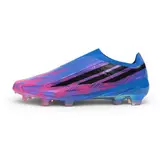 Adidas F50 Hyperfast Laceless Elite Blue and Purple Firm Ground FG Football Boot