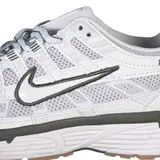 Nike P-6000 White Running Shoes - White/Grey