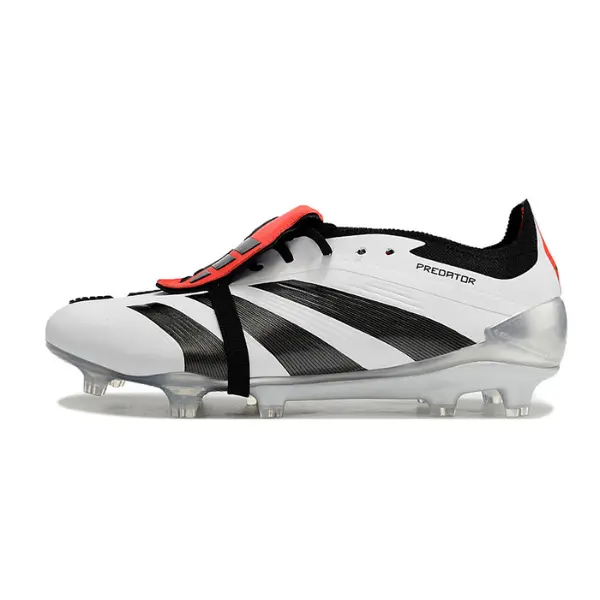 Adidas Predator 30 Elite Tongue White and Black Firm Ground FG Football Boot