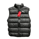 Puma Black Puffer Vest - Cat Logo