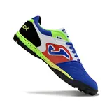 Joma Top Flex White Red Green and Pink Turf TF Football Boot