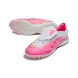 Adidas Predator 25 Elite Tongue White and Pink Turf TF Football Boot