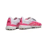 Adidas Predator 25 Elite Tongue White and Pink Turf TF Football Boot