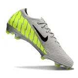 Nike Air Zoom Mercurial Vapor 16 Elite Gray and Green Firm Ground FG Football Boot
