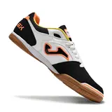 Joma Top Flex 24 IC White Black and Orange Indoor IC Football Boot