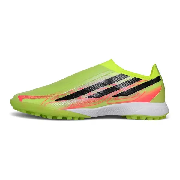 Adidas F50 Hyperfast Laceless Elite Yellow and Orange World Cup Turf TF Football Boot