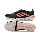 Adidas Predator 26 Elite Tongue Black and Orange Firm Ground FG Football Boot