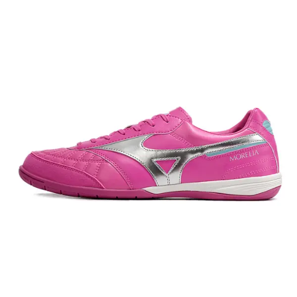 Mizuno Morelia Sala Japan IC Pink and Silver Indoor IC Football Boot