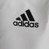 Adidas White and Black Windbreaker Jacket