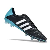 Adidas Adipure 11Pro Black and Light Blue Firm Ground FG Football Boot