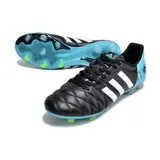 Adidas Adipure 11Pro Black and Light Blue Firm Ground FG Football Boot
