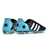 Adidas Adipure 11Pro Black and Light Blue Firm Ground FG Football Boot