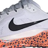 Nike Air Zoom Pegasus 41 White and Orange Running Shoes - Leopard Midsole