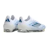 Adidas F50 Primeknit Elite White and Blue Firm Ground FG Football Boot