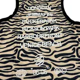 Jordan Yellow and Black Striped Tank Top