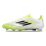 Adidas F50 Elite White Green and Black Firm Ground FG Football Boot