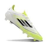 Adidas F50 Elite White Green and Black Firm Ground FG Football Boot
