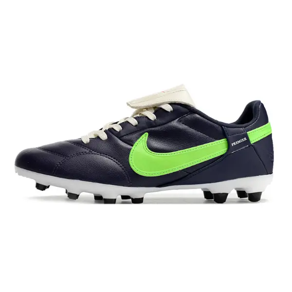 Nike Premier 3 Blue White and Green Firm Ground FG Football Boot