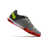 Nike Reactgato Gray and Orange Indoor IC Football Boot