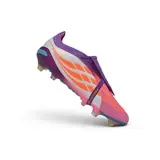Adidas Predator 26 Tongue Elite Purple and White Firm Ground FG Football Boot