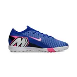 Nike Mercurial Vapor 16 Elite Blue, Pink and White Turf TF Kids Football Boot
