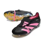 Adidas Predator 30 Elite Tongue Black and Pink Firm Ground FG Football Boot