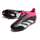 Adidas Predator Accuracy+ Black and Yellow Firm Ground FG Football Boot - Black/Pink