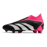 Adidas Predator Accuracy+ Black and Yellow Firm Ground FG Football Boot - Black/Pink